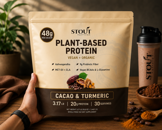 COMPLETE PERFORMANCE PLANT BASED PROTEIN new look – Stout Nutrition